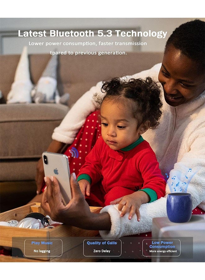 general Small Speaker, Bluetooth Speaker with 360°HD Stereo Sound and Robust Bass, Mini Speakers with Hands-Free Call, IP67 Waterproof, Portable Speakers for Shower, Room, Car, Trip, Ideal Gift for Men, Women - Image 5